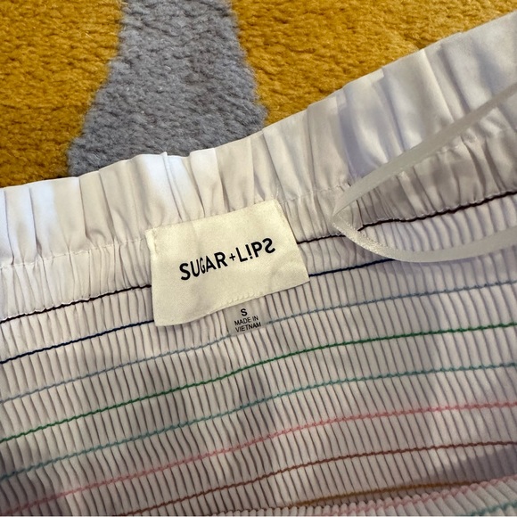 NWOT Sugar Lips rainbow skirt - Picture 2 of 4